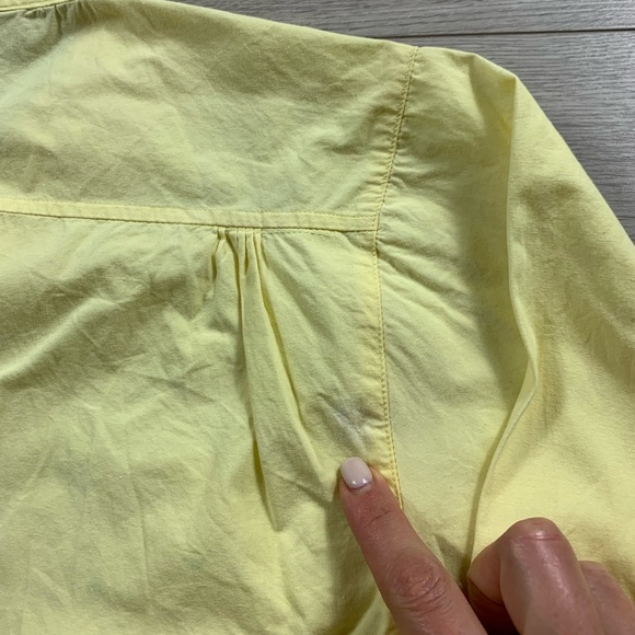 American Vintage Disney Mickey Mouse Yellow Kids Cotton Shirt - Picture 6 of 8